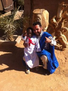 Desert child of Morocco
