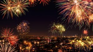 New year on desert